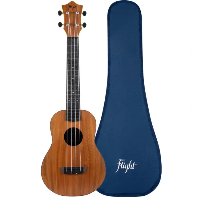 Flight Travel TUC-55 Acacia ukulele concerto acacia