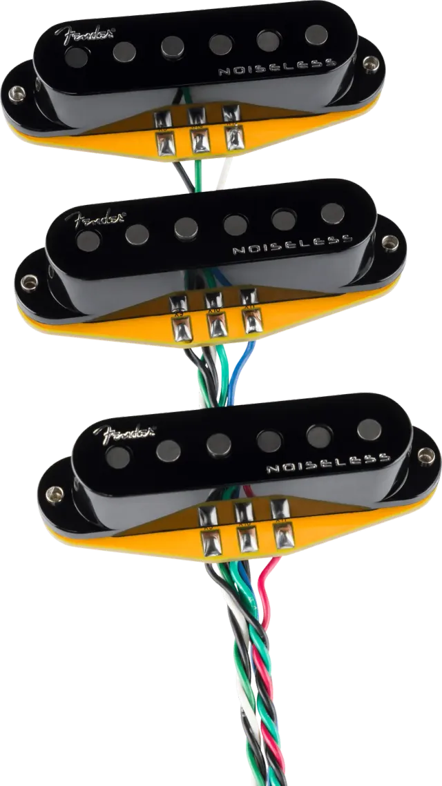 Fender Gen 4 Noiseless set pickup Strat nero 3pz