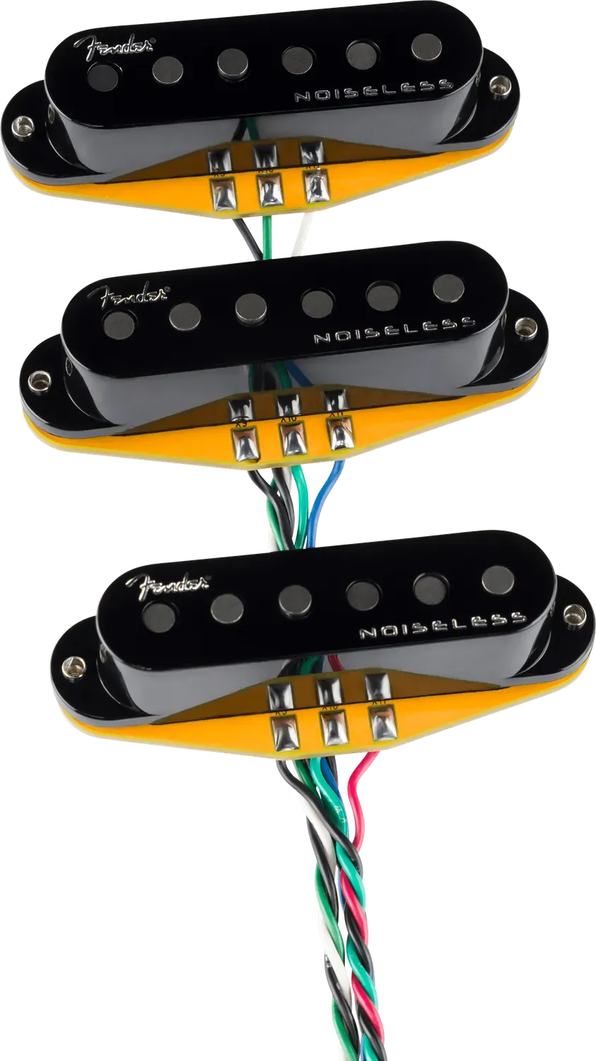 Fender Gen 4 Noiseless set pickup Strat nero 3pz