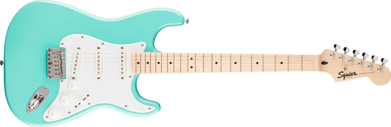 Squier Sonic Stratocaster HT chitarra elettrica Sea Foam Green ponte fisso