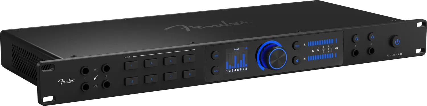 Fender Quantum HD 8 scheda audio USB-C nera 26x30