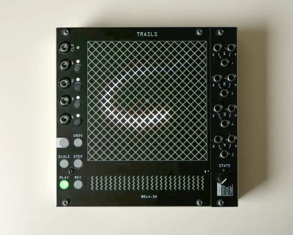 Bela Trails modulo eurorack touch recorder 4 canali