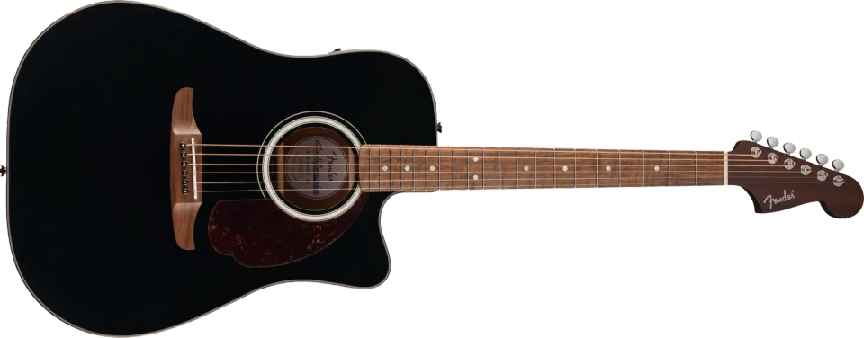 Squier California Deluxe Redondo CE elettroacustica Black dreadnought