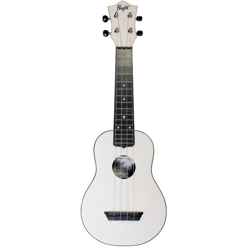 Flight TUS35 ukulele soprano da viaggio bianco