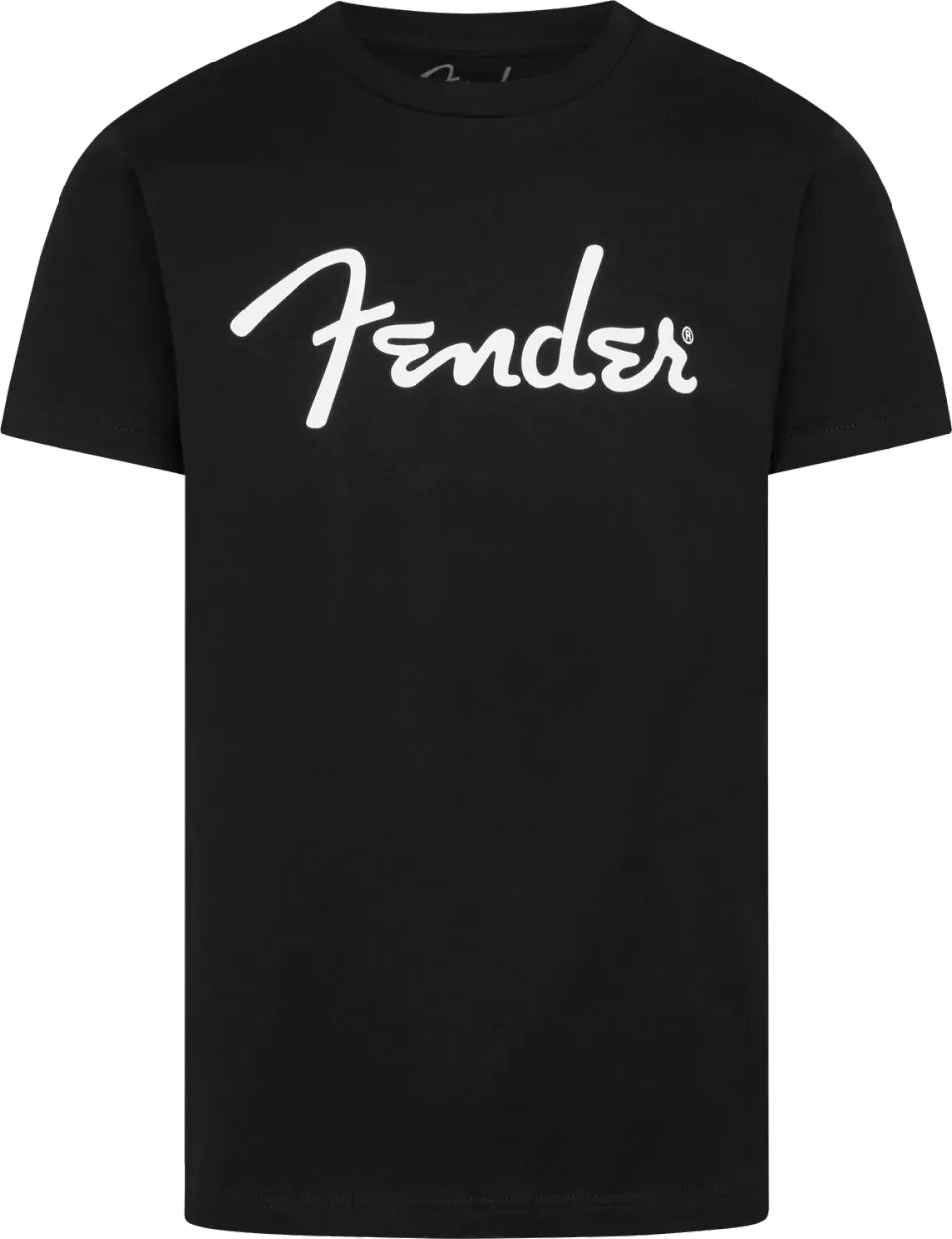 Fender Spaghetti Logo maglietta nera cotone