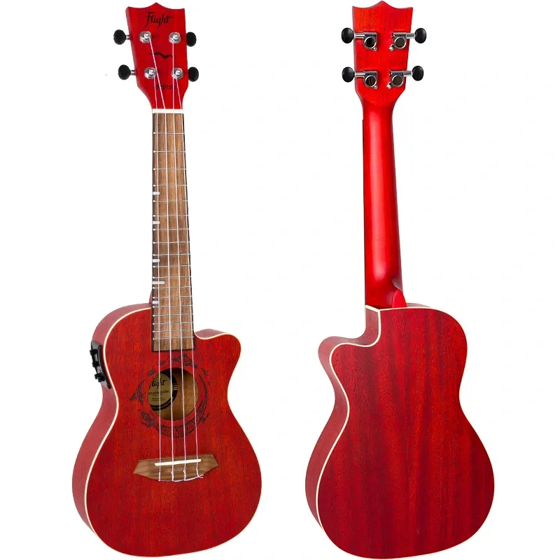 Flight Gemstone DUC380 CEQ Coral ukulele concerto elettrificato