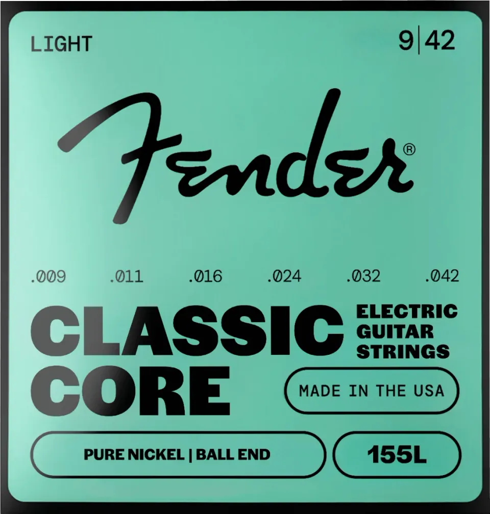 Fender Classic Core 155 corde chitarra elettrica 09-042 nickel
