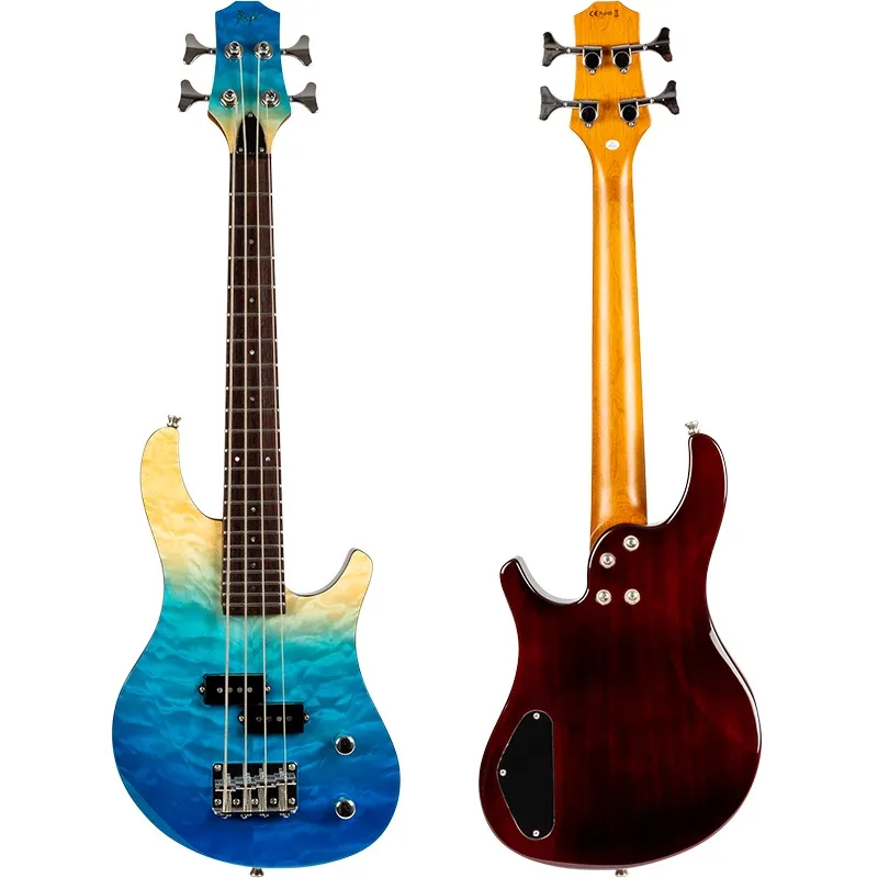 Flight Mini Bass TBL mini basso elettrico solid body blu 23"