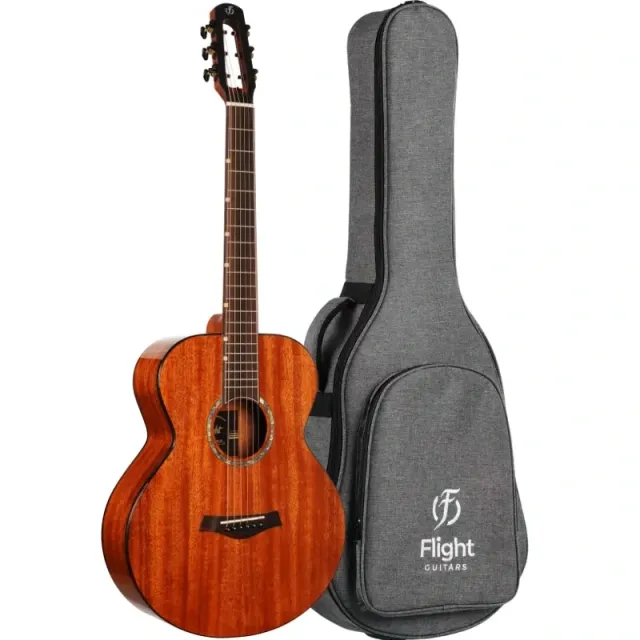 Flight Pixi Mah Plus chitarra travel acustica mogano