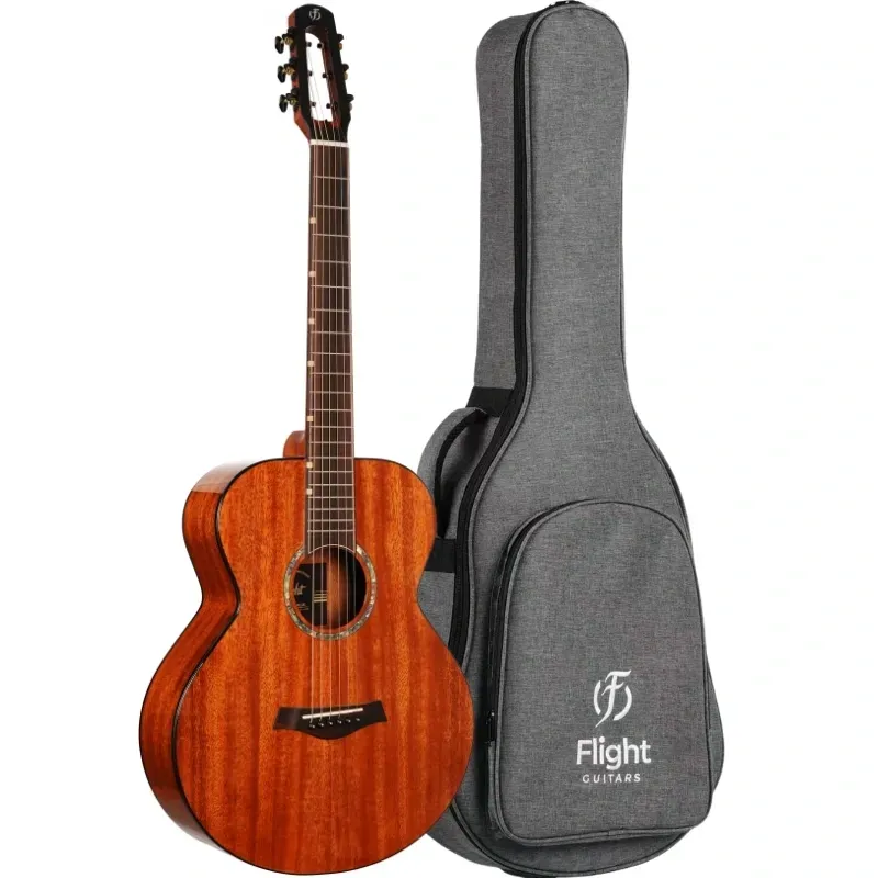 Flight Pixi Mah Plus chitarra travel acustica mogano