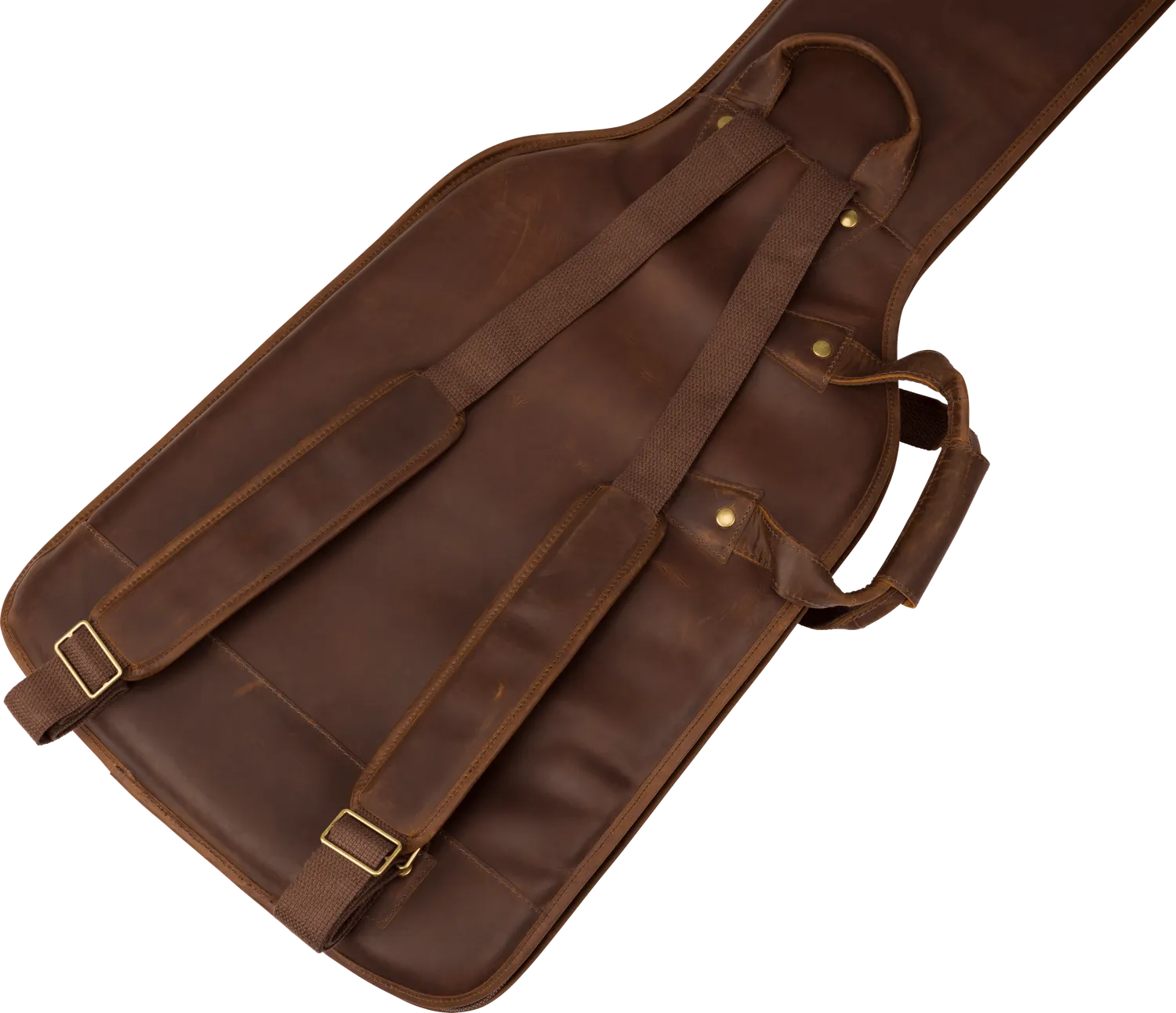 Fender Custom Shop Leather Gig Bag Marrone