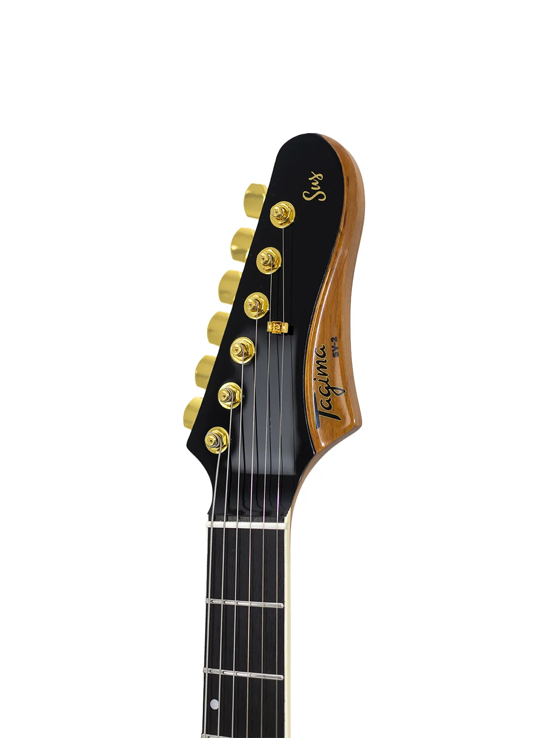Tagima Rocker SV-2 chitarra elettrica semi-hollow nera