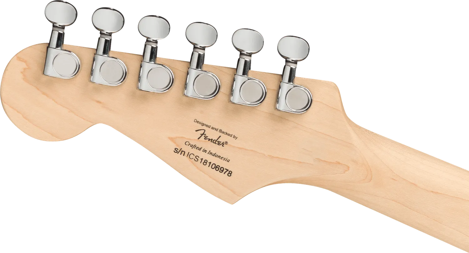 Squier Mini Stratocaster chitarra elettrica nera misura ridotta