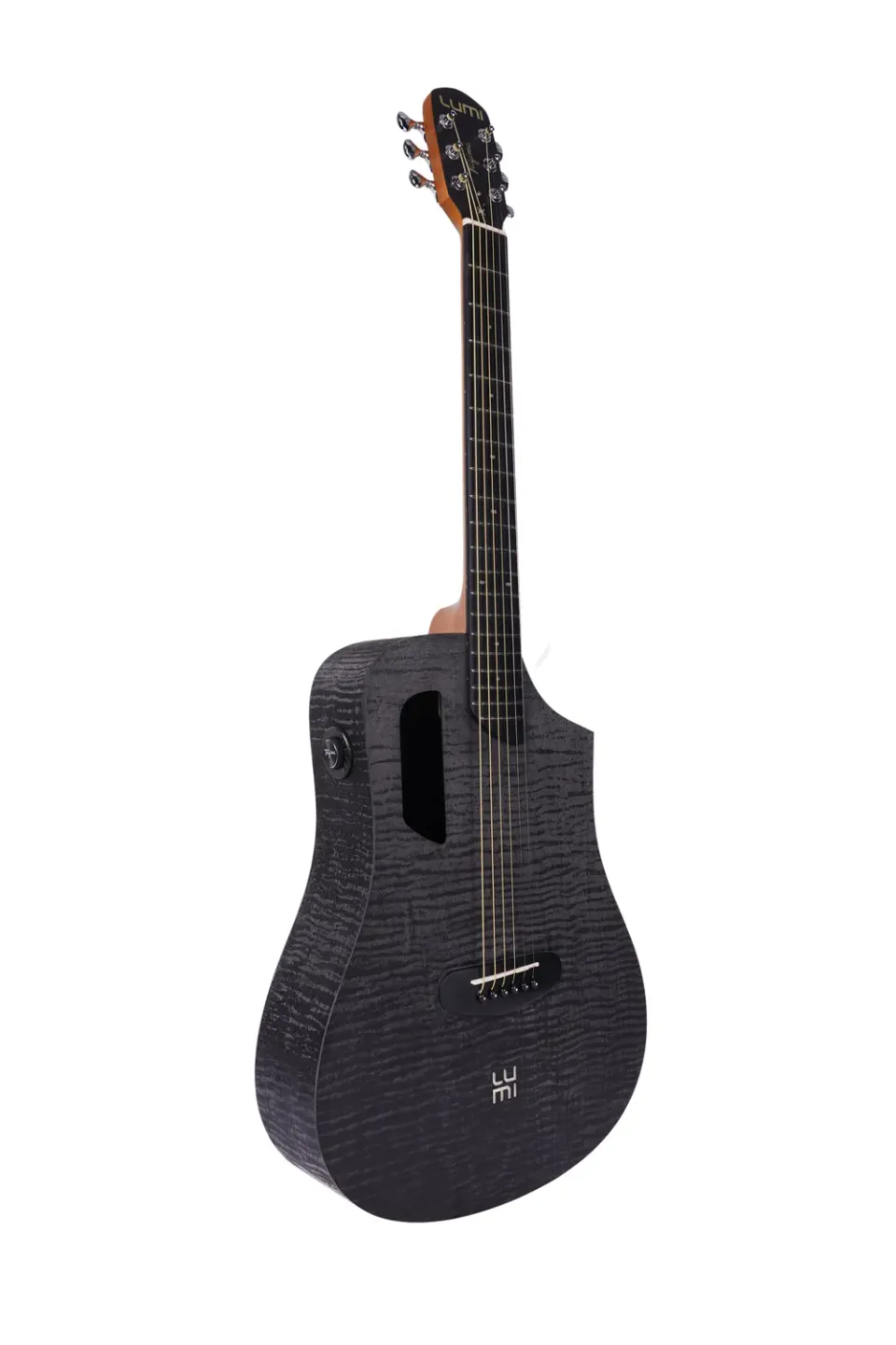 Tagima Lumi-X chitarra elettroacustica nera sparkle smart