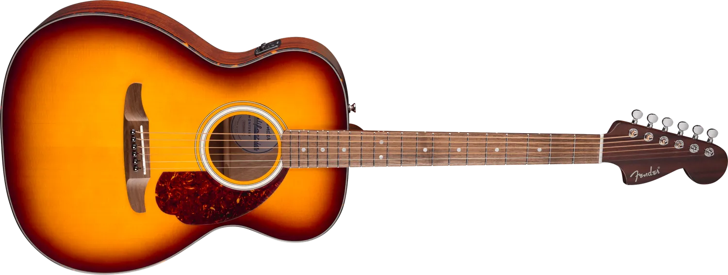 Fender California Deluxe Monterey E acustica honey sunburst