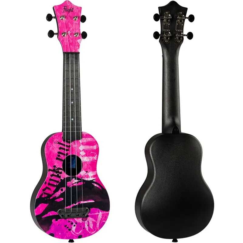 Flight UTS-40 Pink Rules ukulele soprano da viaggio rosa