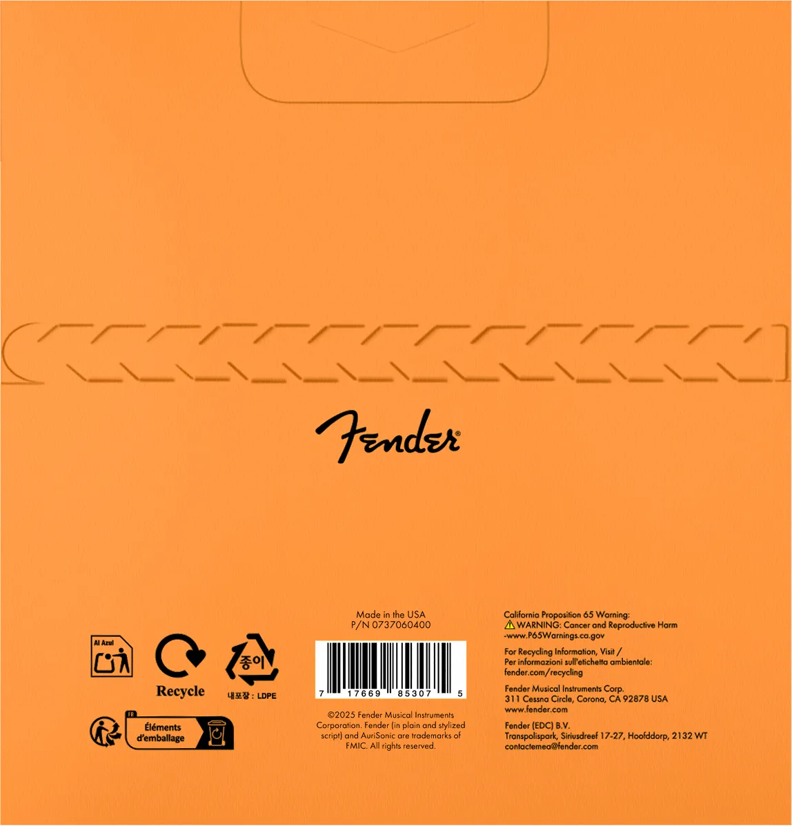 Fender AuriSonic 7060 corde basso acustico 45-100