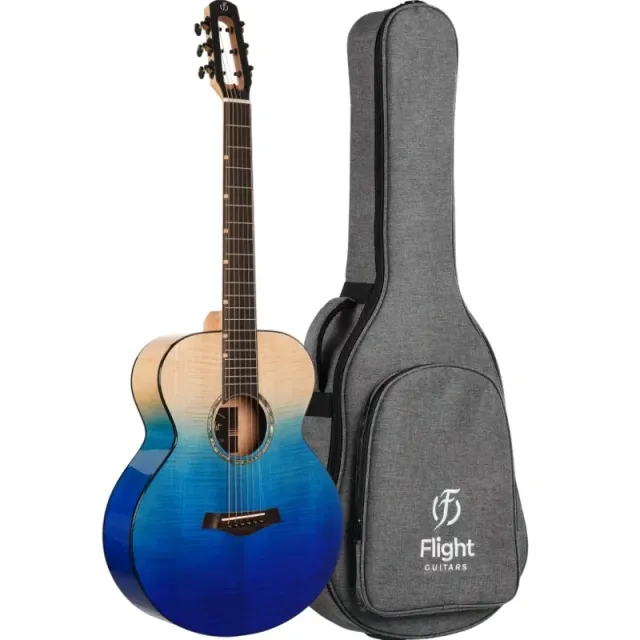 Flight Pixi TBL chitarra acustica viaggio blu