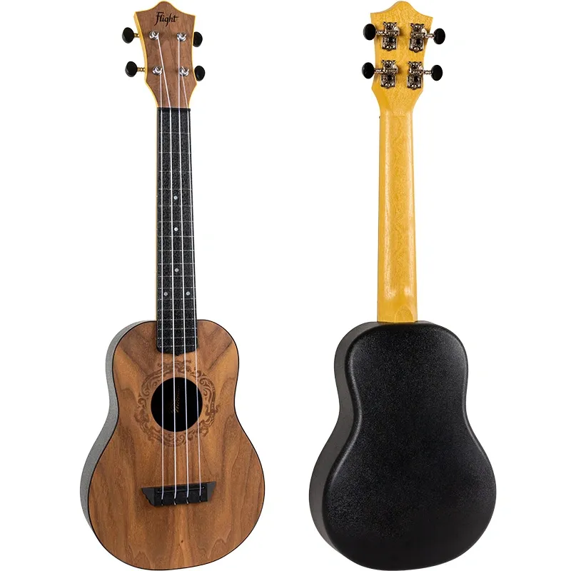 Flight TUC-50 ukulele concerto travel salamander noce
