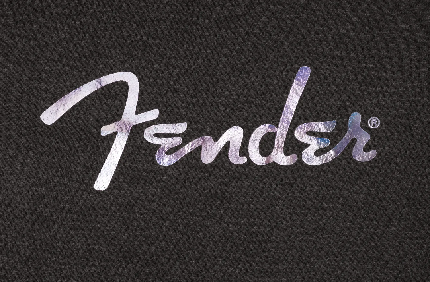 Fender Galaxy Logo felpa girocollo Charcoal Heather cotone