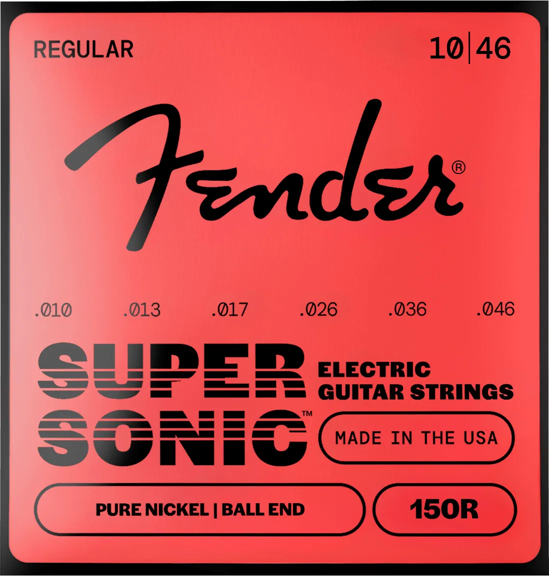Fender SuperSonic 150 corde chitarra elettrica 009-042 nichel