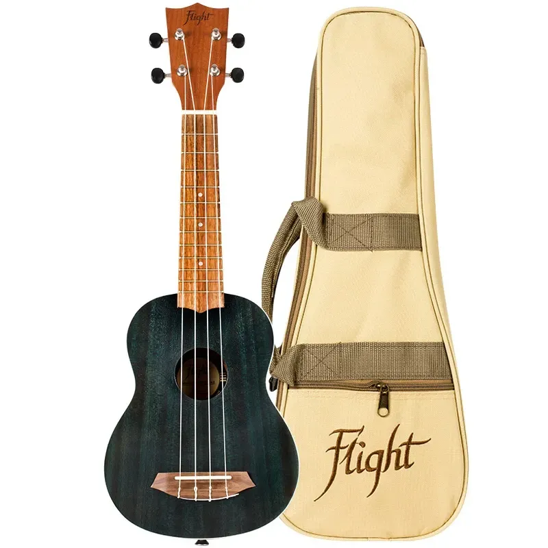 Flight NUS380 Topaz ukulele soprano blu laminato