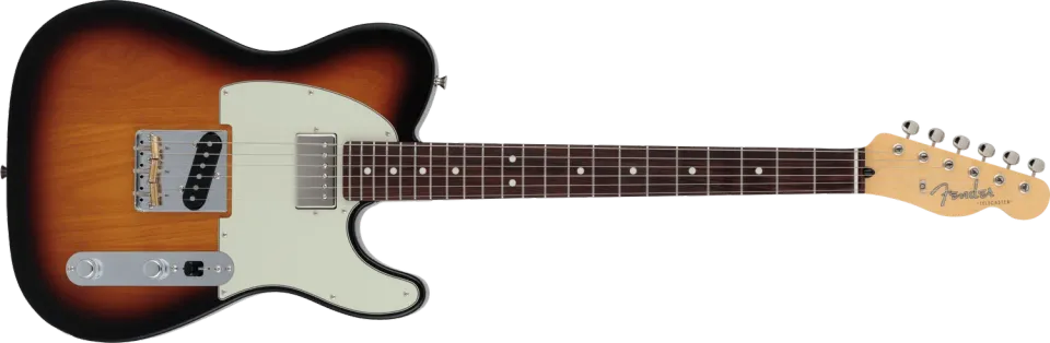 Fender Hybrid II Telecaster SH elettrica nera japan