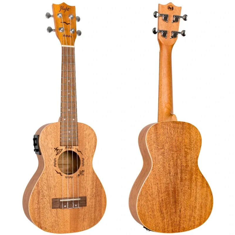Flight DUC323 EQ ukulele concerto mogano elettroacustico