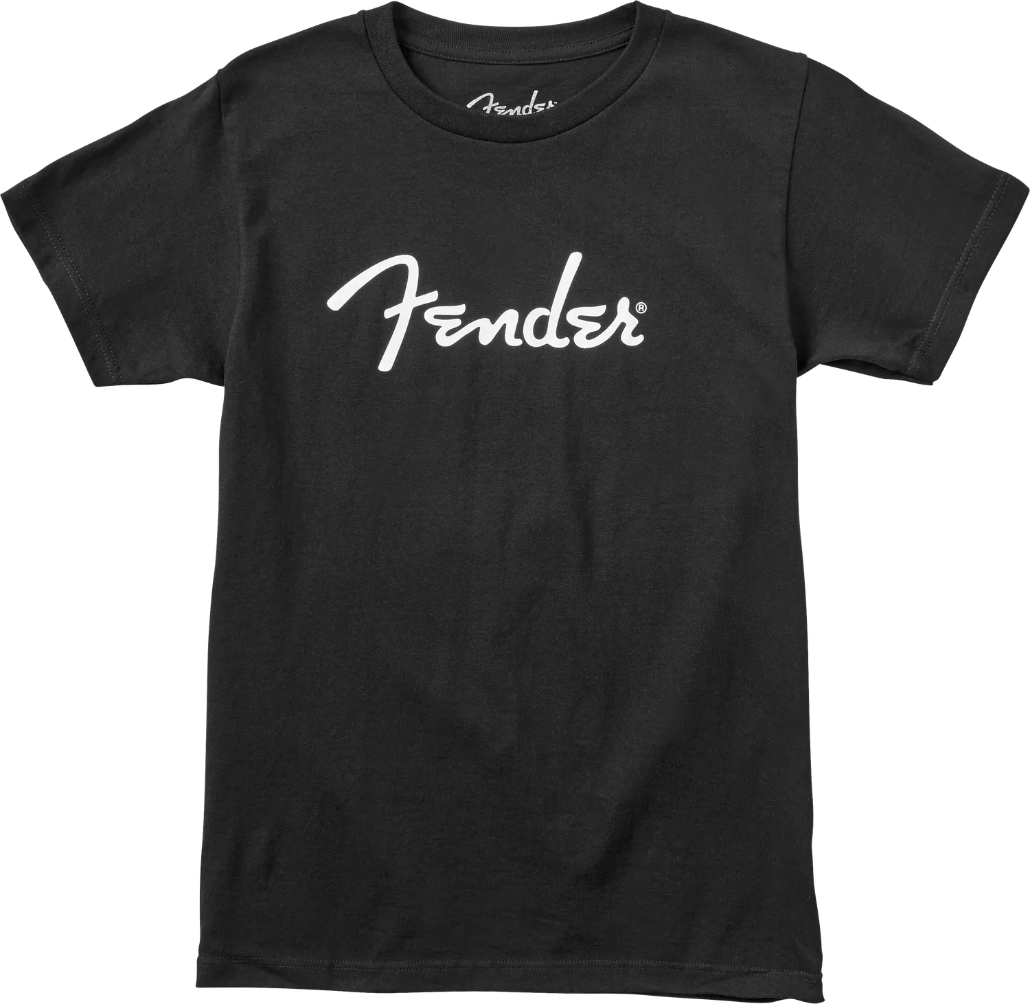 Fender Spaghetti Logo maglietta nera cotone