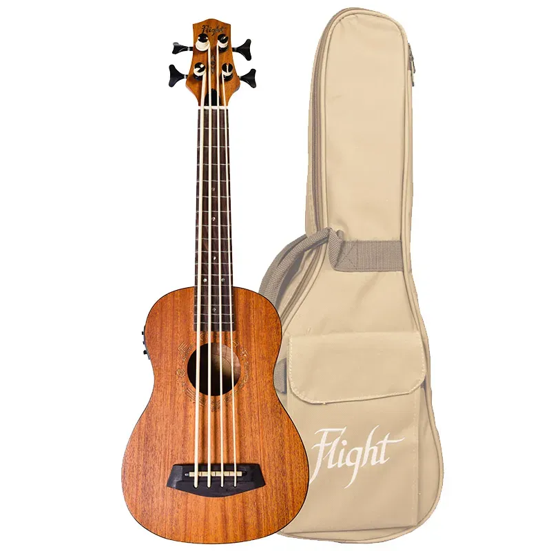 Flight DUBS ukulele basso elettrificato nero