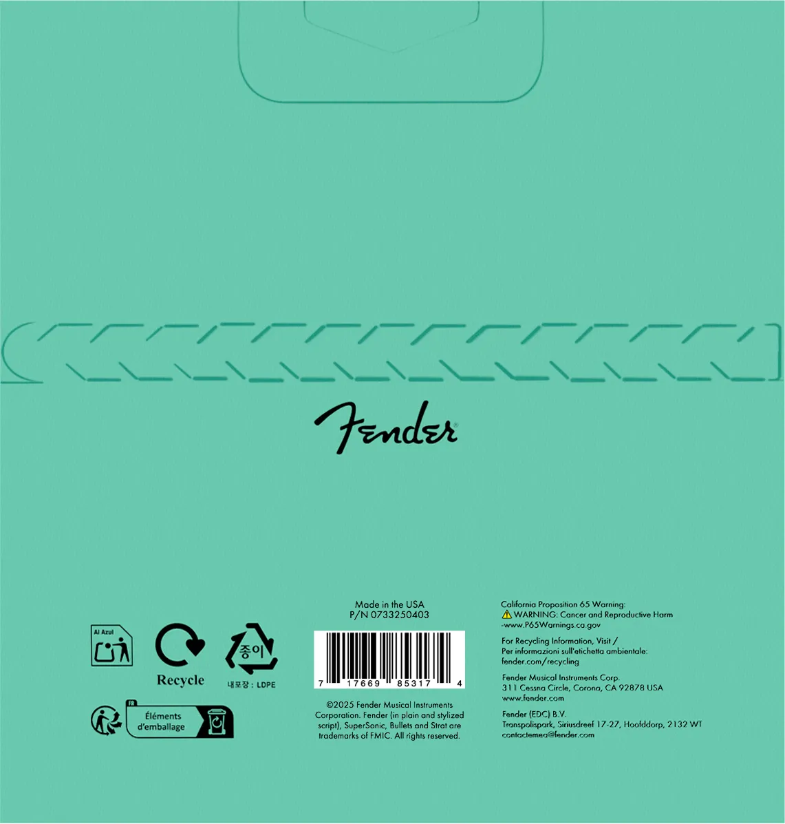 Fender SuperSonic Bullets 3250 corde chitarra 009-042 acciaio