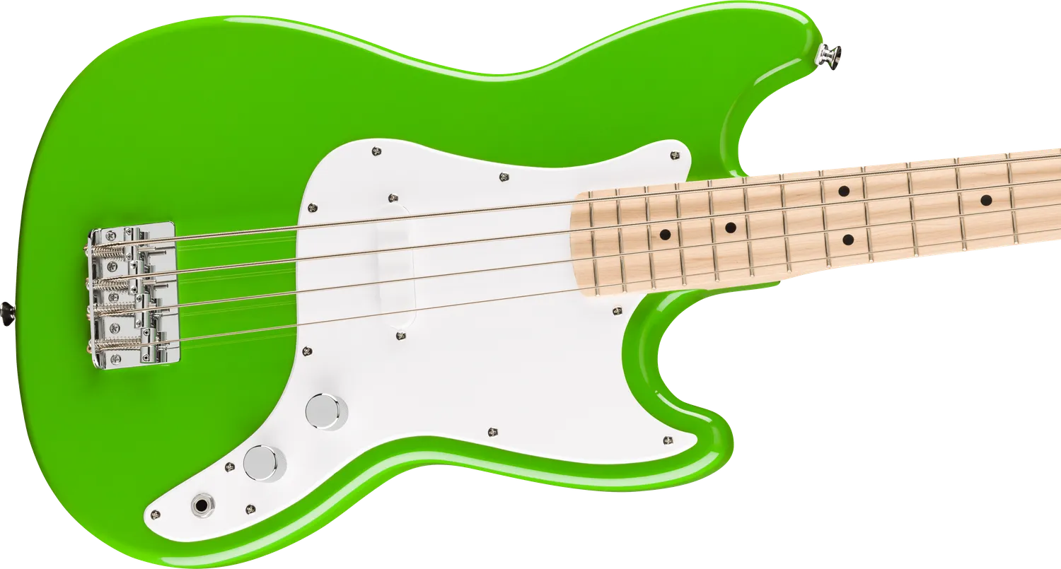 Squier Sonic Bronco Bass basso Ultraviolet scala corta acero