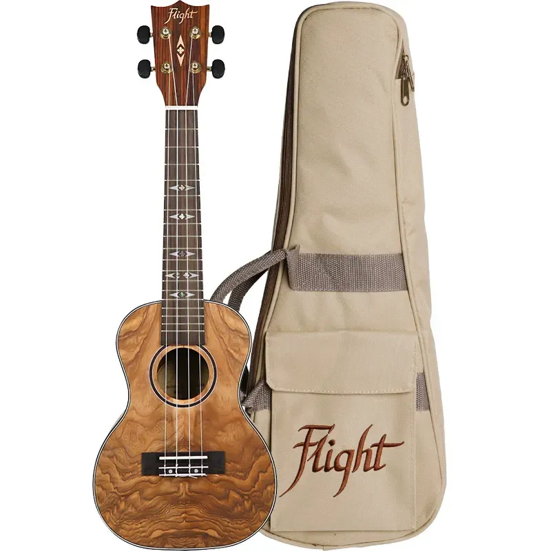 Flight DUC410 QA ukulele concerto frassino marezzato