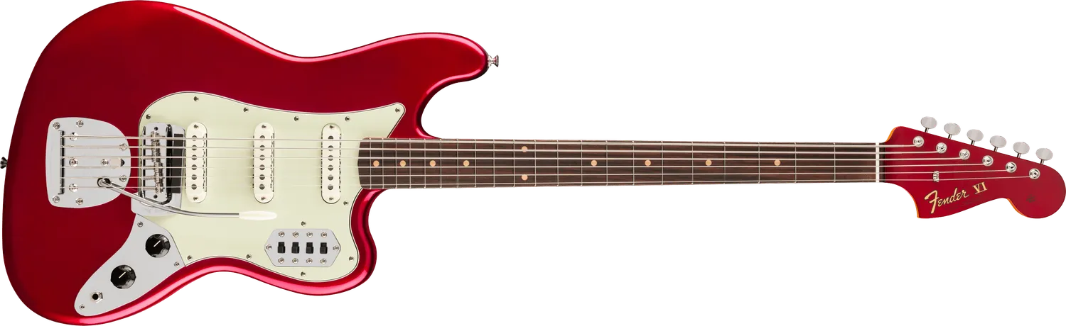 Fender Vintera III Early 60s Bass VI basso Candy Apple Red
