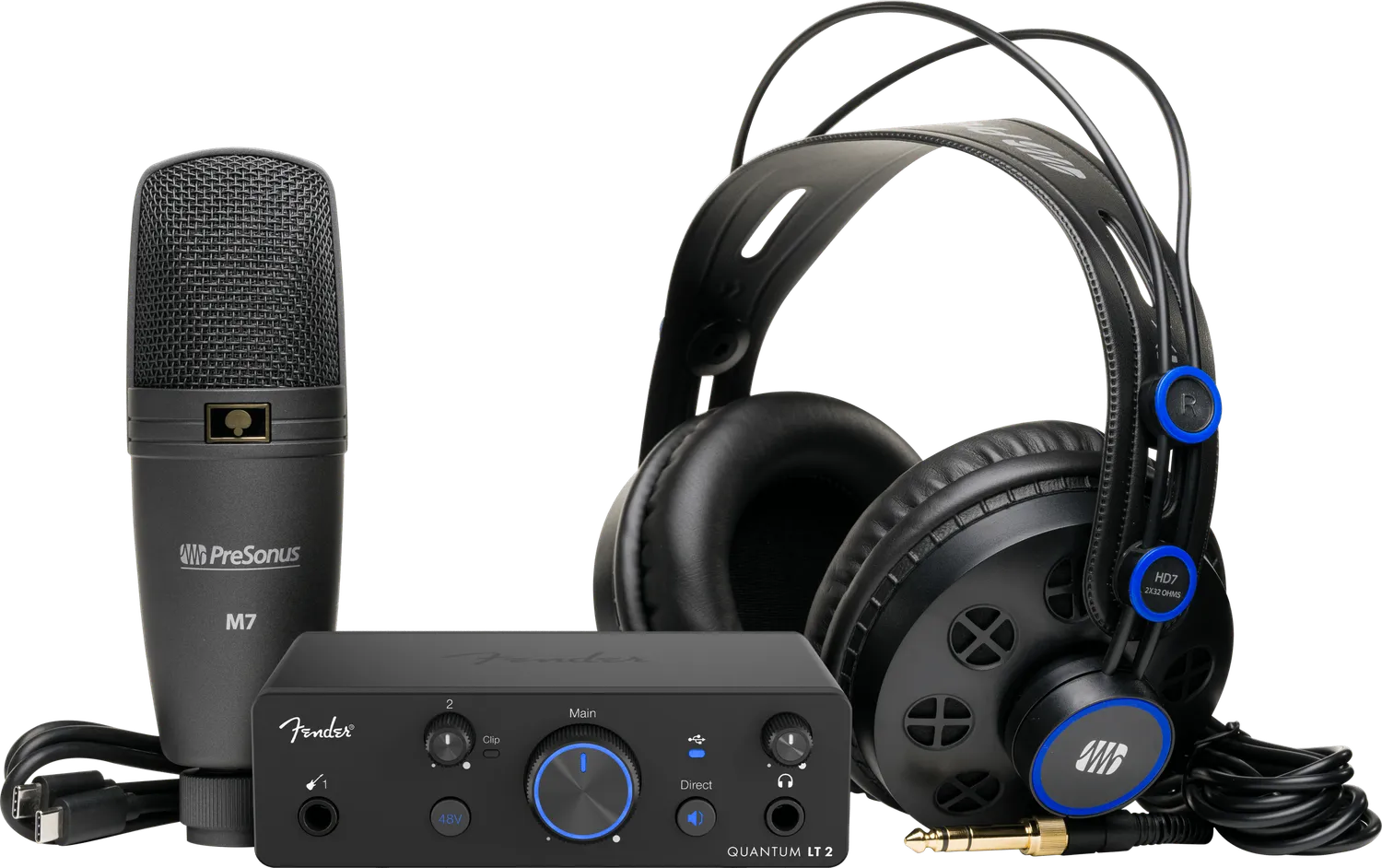 Fender Quantum Creator Bundle interfaccia USB-C + microfono