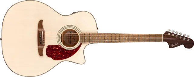 Fender California Deluxe Newporter CE acustica white blonde