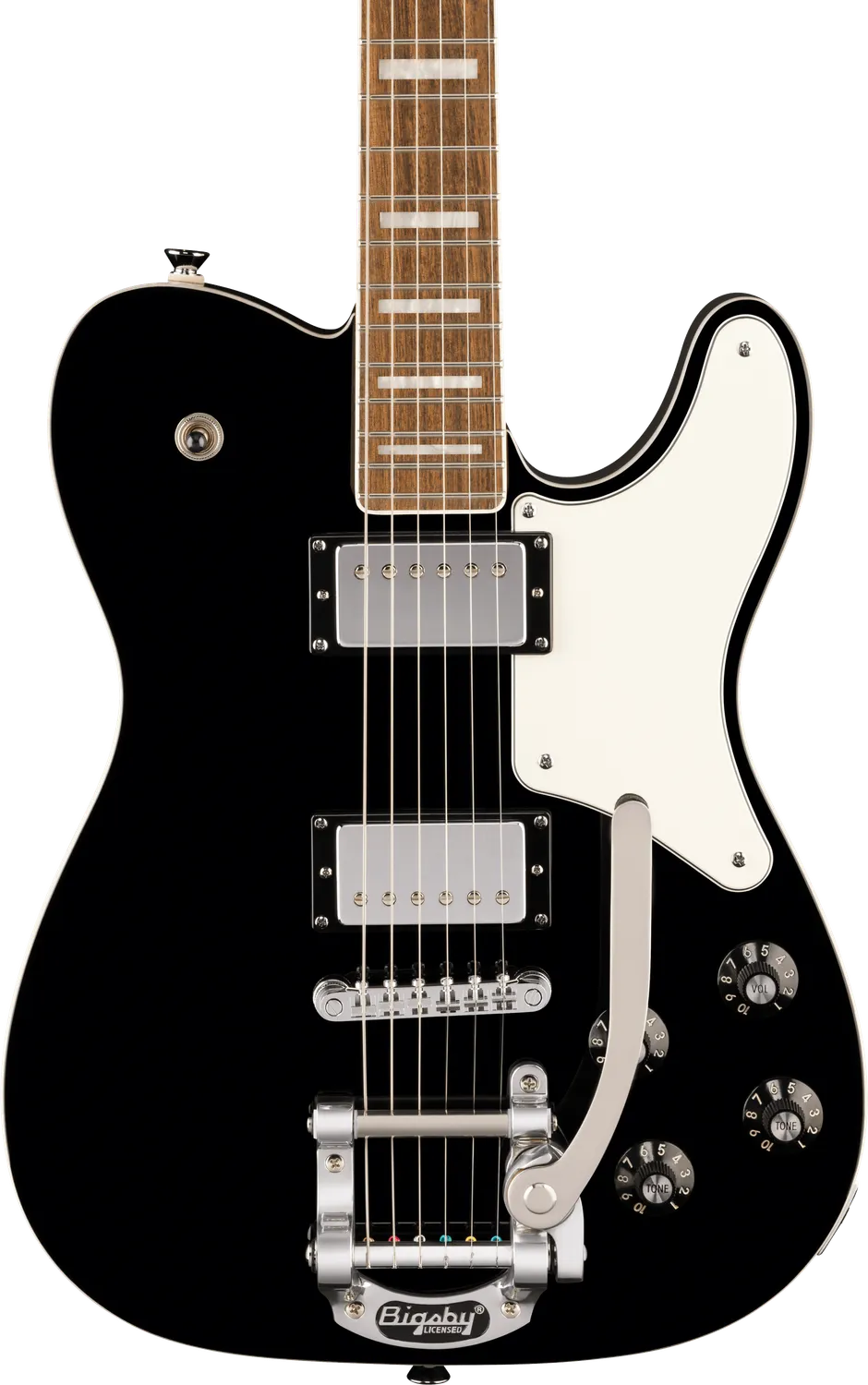 Squier Paranormal Troublemaker Tele Deluxe chitarra elettrica Black