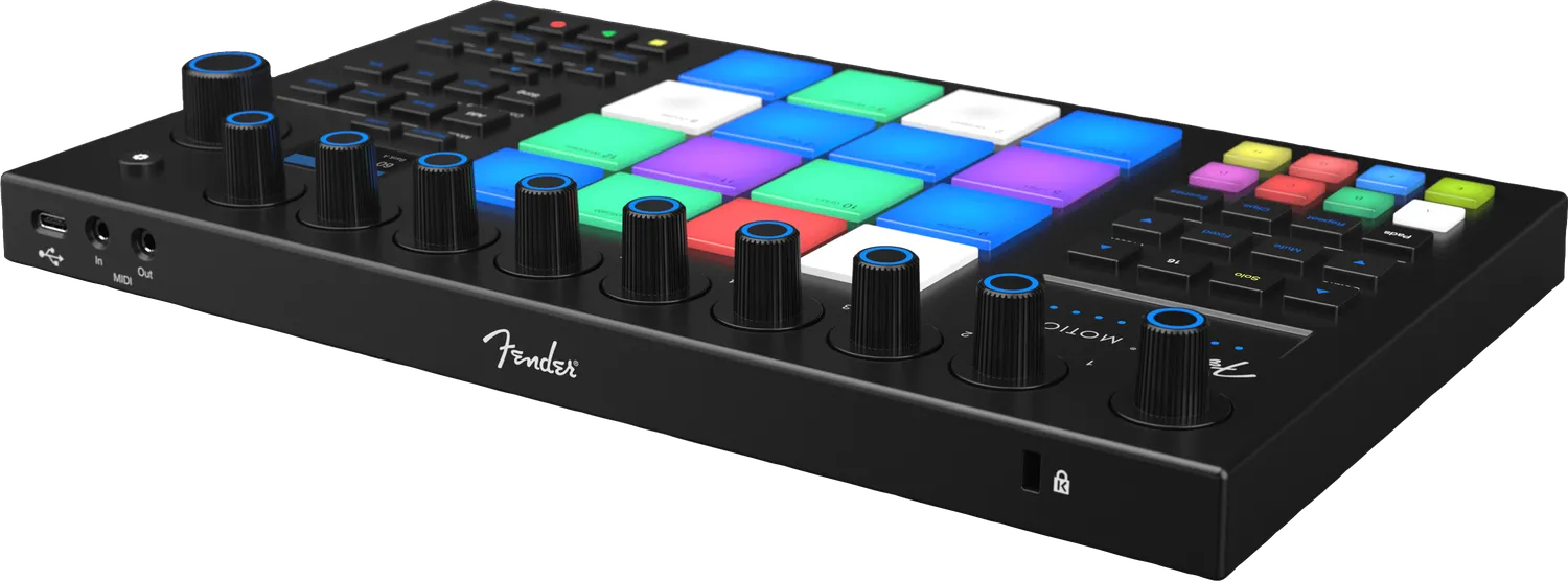 Fender Motion 16 controller MIDI a pad