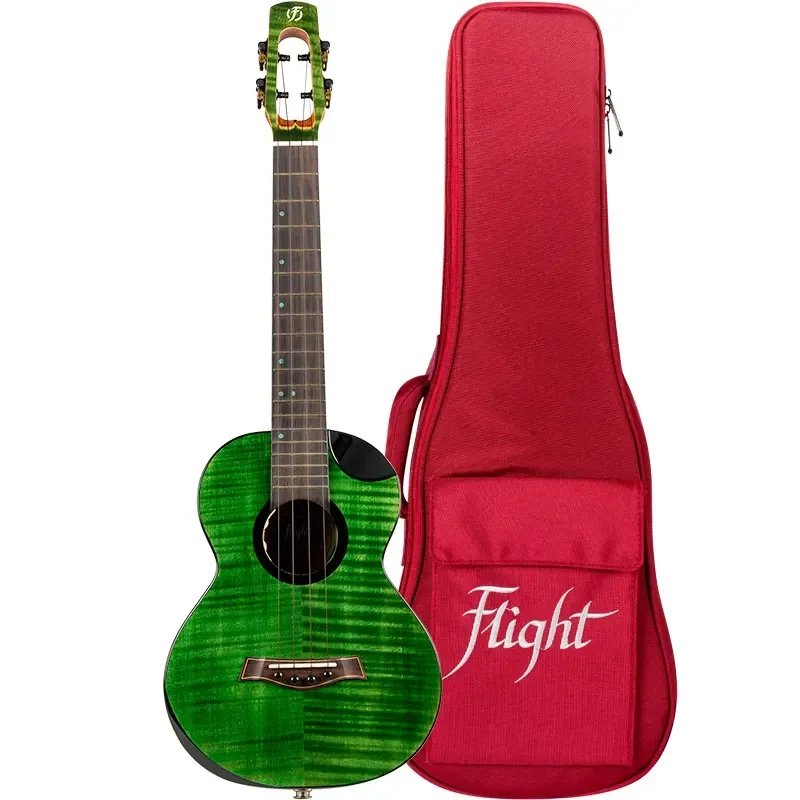 Flight Comet EQ-A Tenor Green ukulele tenore