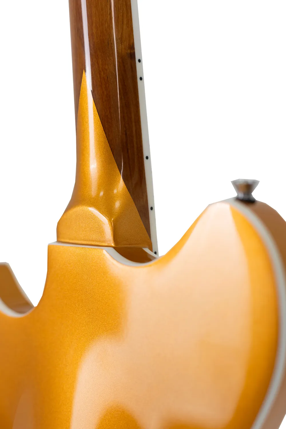 Tagima Classic Ekosonic hollow body Oro humbucker con custodia
