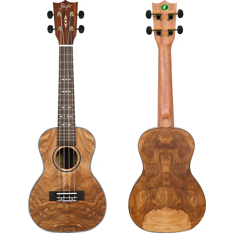 Flight DUC410 QA ukulele concerto frassino marezzato