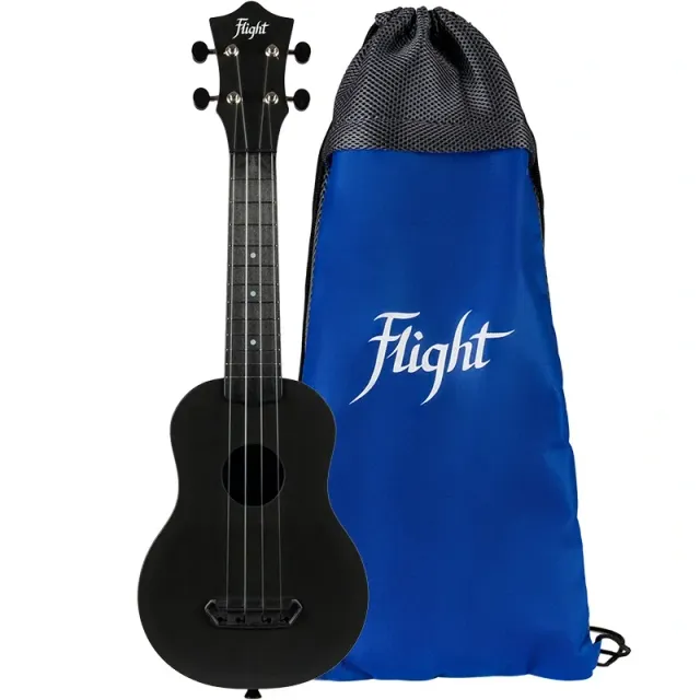 Flight UTS-35 Ink ukulele soprano ultra travel nero