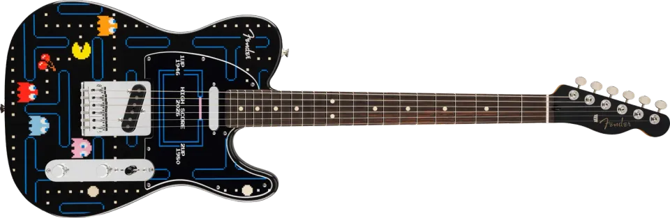 Fender Player II Telecaster PAC-MAN chitarra nera