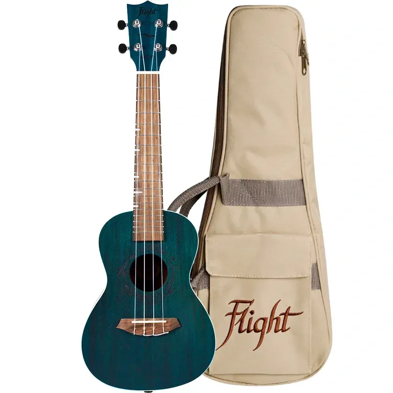 Flight DUC380 Topaz ukulele concerto blu pietra gemma