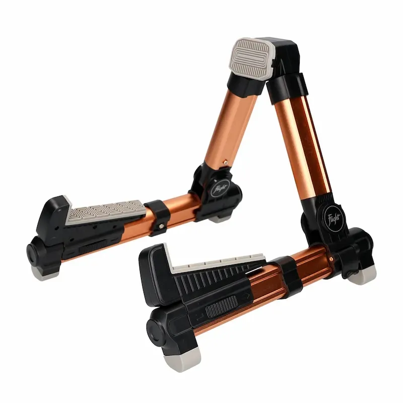 Flight FLUST01GD supporto ukulele alluminio oro