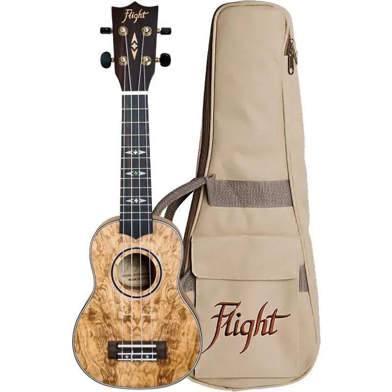 Flight DUS410 QA ukulele soprano in frassino