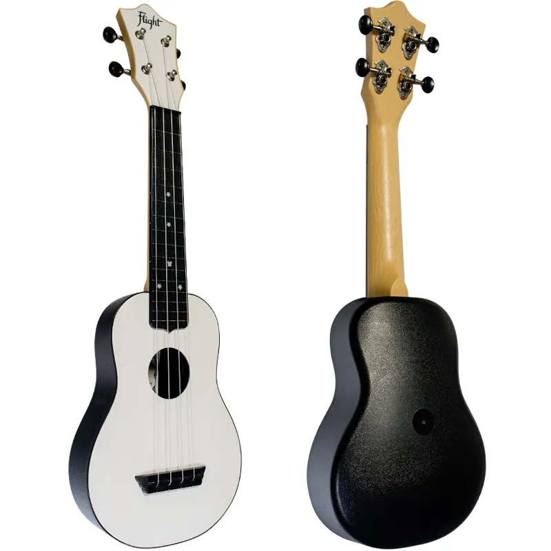 Flight TUS35 ukulele soprano da viaggio bianco