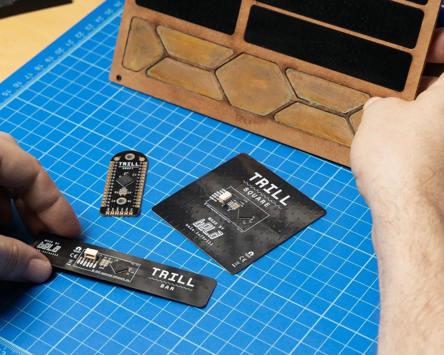 Bela Trill Square sensore touch XY 69 mm capacitivo