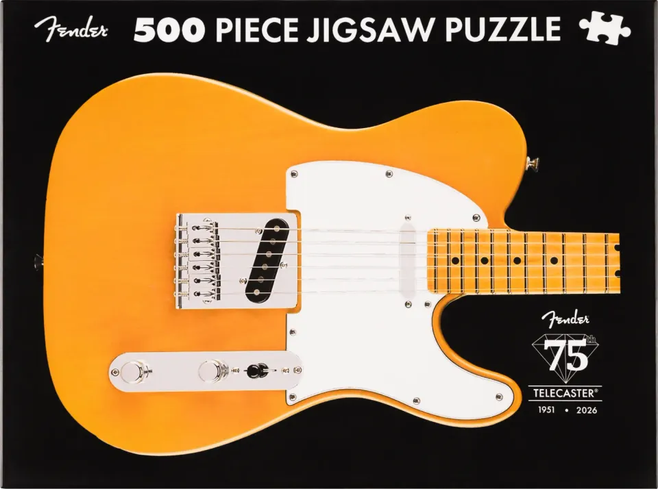 Fender 75th Anniversary Telecaster puzzle 500 pezzi Butterscotch Blonde