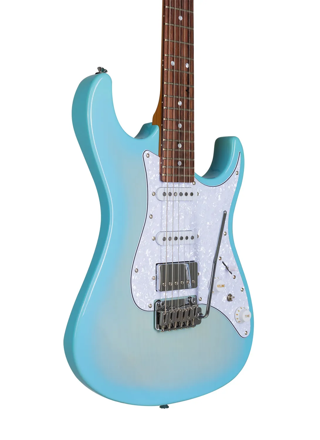 Tagima Stella Oasis chitarra elettrica Swamp Ash blu
